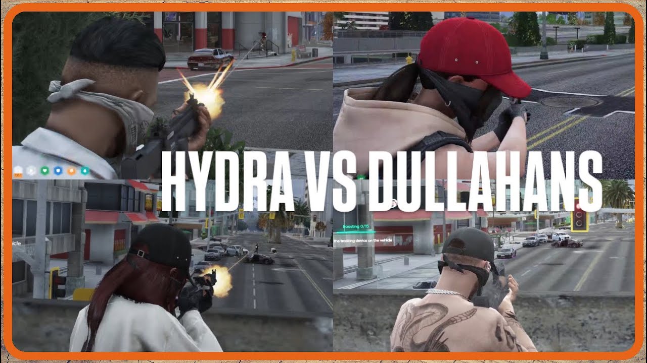 Hydra Vs Dulluhans - War Fight #1 At Snr. Buns || Nopixel 4.0 | GTA RP |