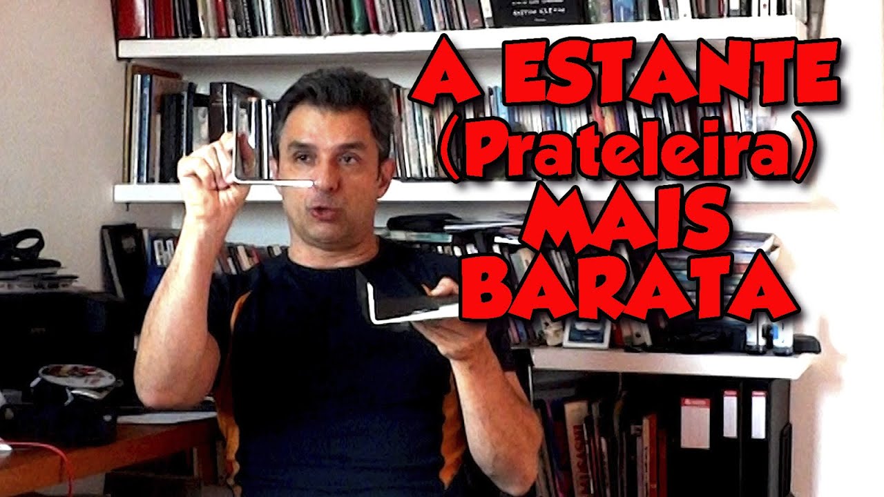 Estante (prateleira) mais barata para seus livros
