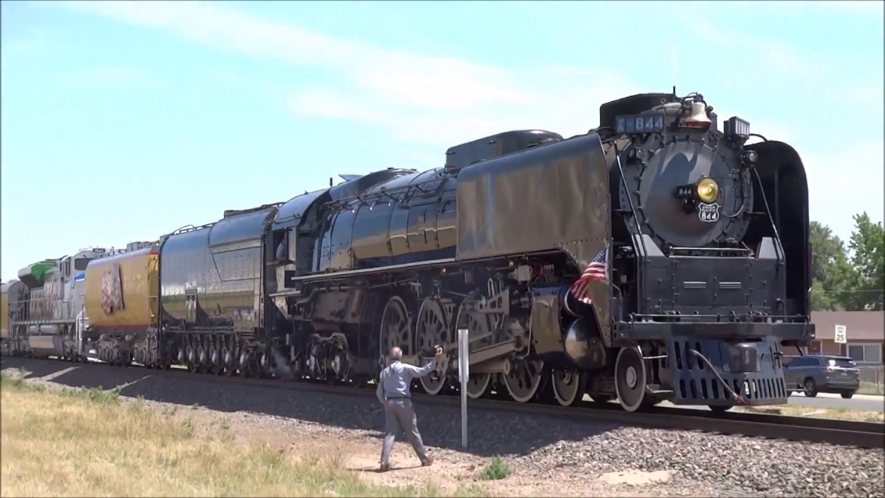 Union Pacific 844 Arrives in Denver, CO July 2018