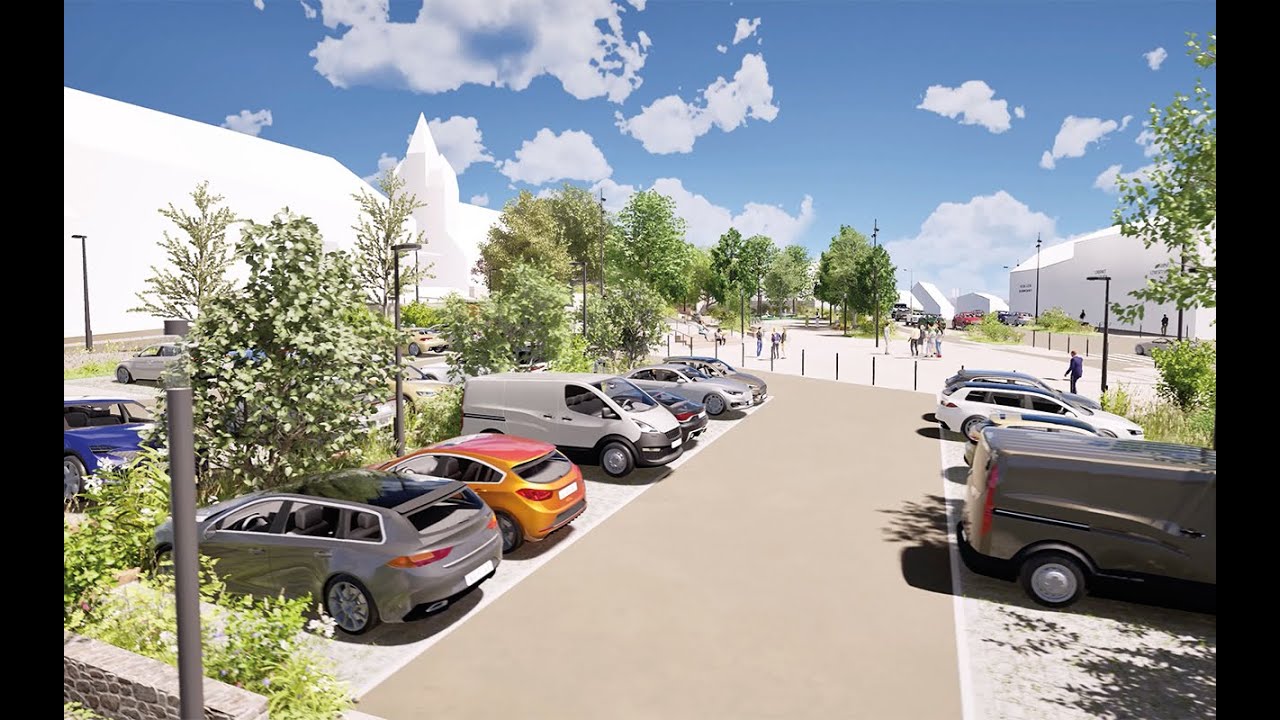 Requalification des espaces publics du centre-ville de Guipavas