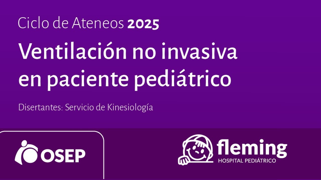 Ventilación no invasiva en paciente pediátrico