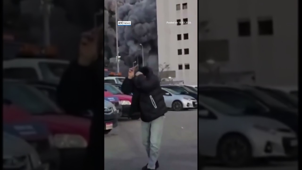 Beirut building collapses after Israeli strike | #rtenews #middleeast