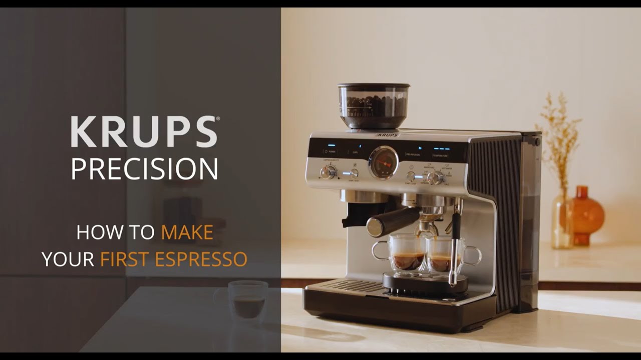 KRUPS PRECISION - How to make your first espresso