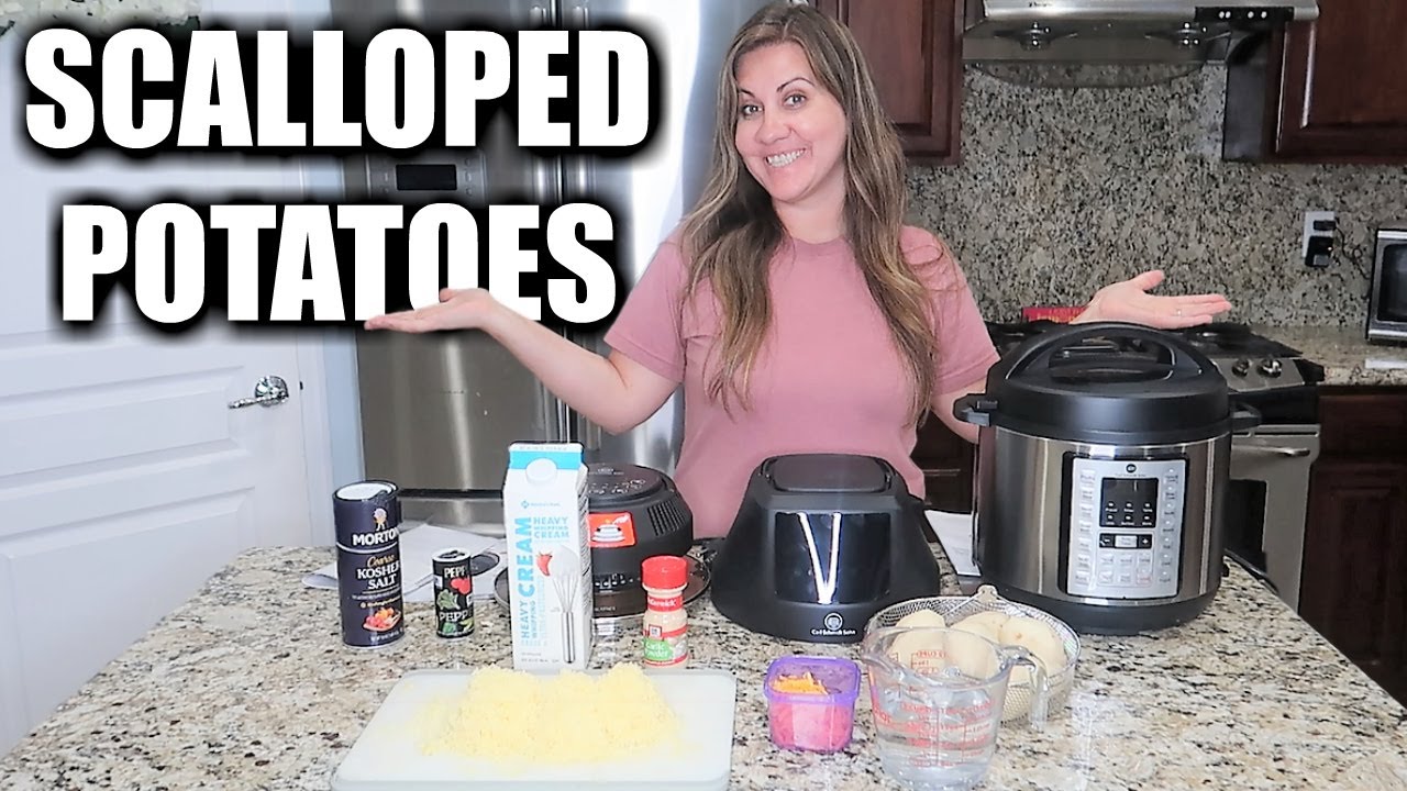 EASY PRESSURE COOKER SCALLOPED POTATOES RECIPE | INSTANT POT RECIPE IDEAS | Cook with Me