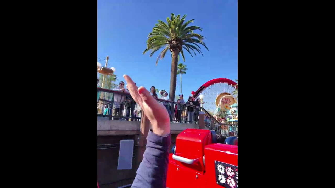 Disneyland California Adventure Park Incredicoaster POV from Meta Ray-ban Sunglasses