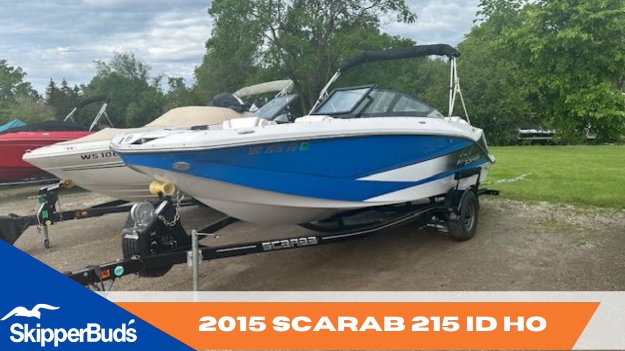 2015 Scarab 215 ID HO Boat Tour SkipperBud's