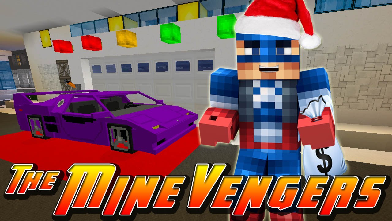 Minecraft MineVengers - CHRISTMAS SHOPPING FOR IRON-MAN!!