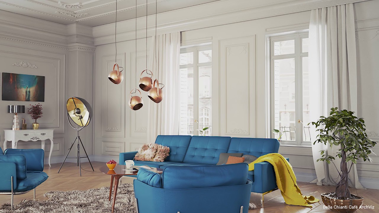 Demo film d'architecture int&eacute;rieure 3D- Appartement Haussmannien ArchViz -
