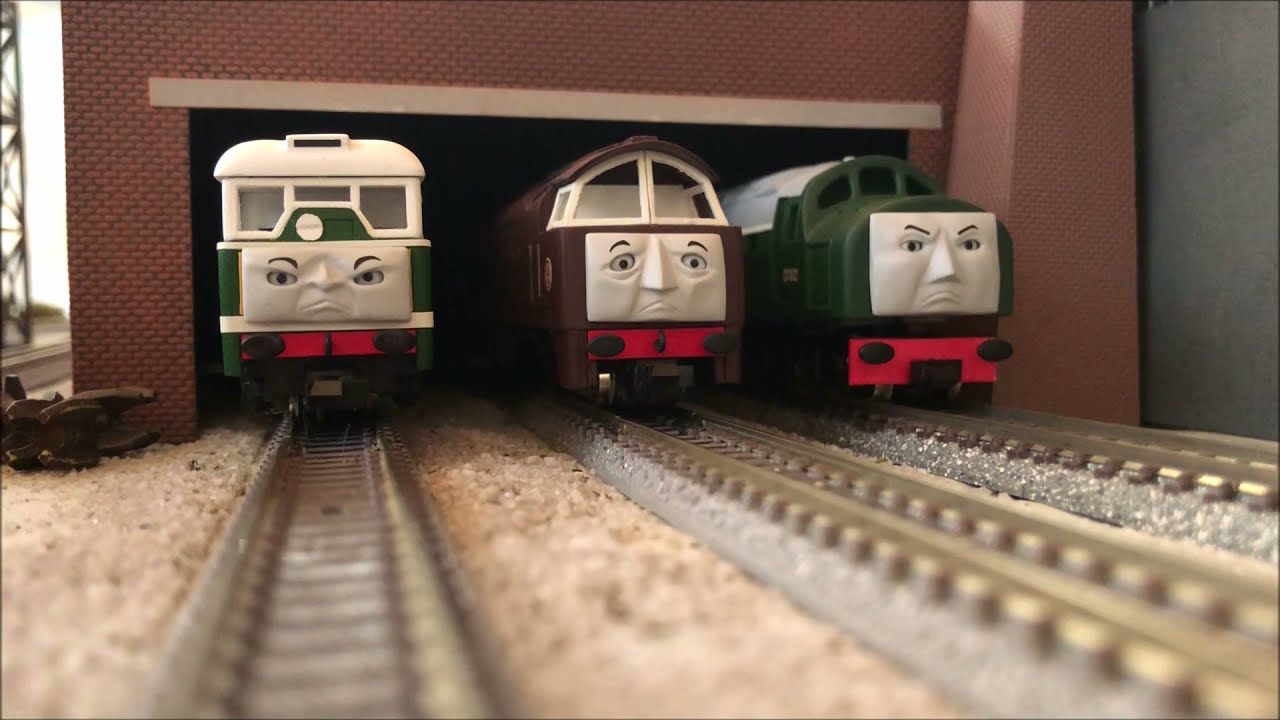 Busy theme with mainland diesels