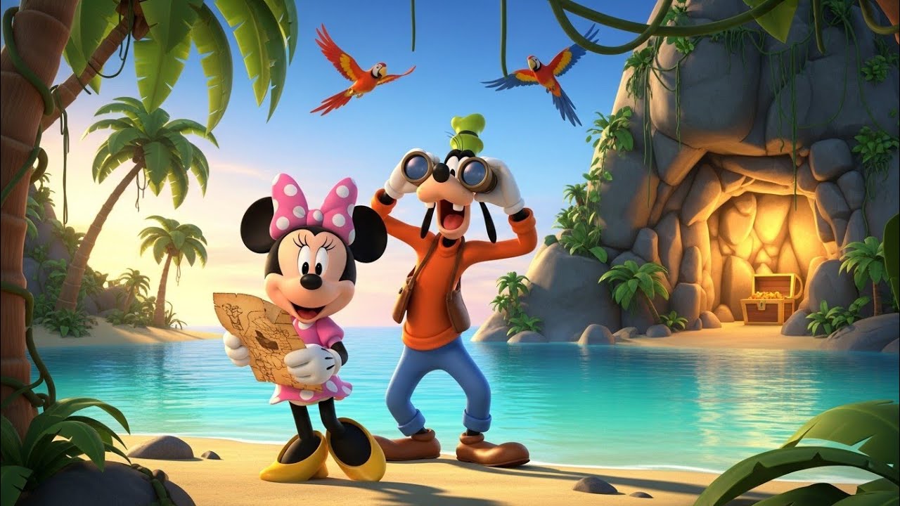 Minnie Mouse & Goofy’s Hidden Island Treasure Adventure 🌴✨