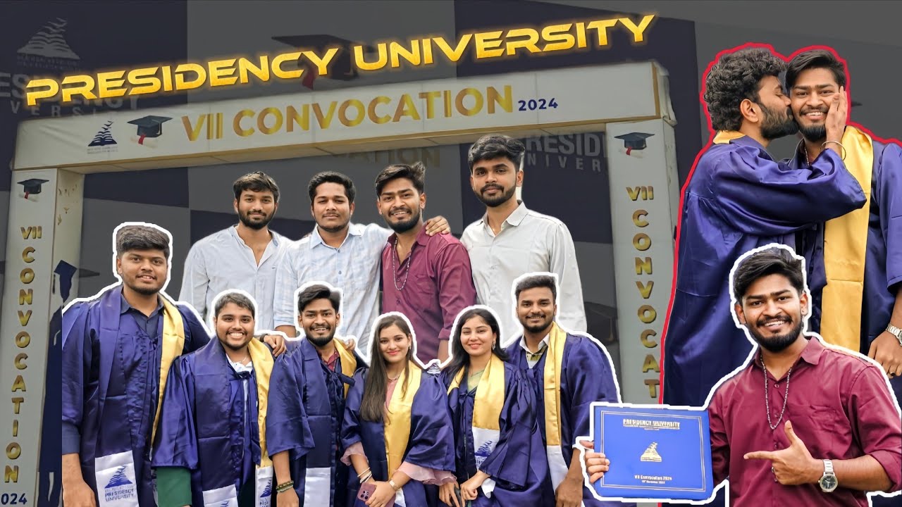 GRADUATION 🎓 DAY| PRESIDENCY UNIVERSITY| Do subscribe 💝| #minivlog #channel #presidencyuniversity