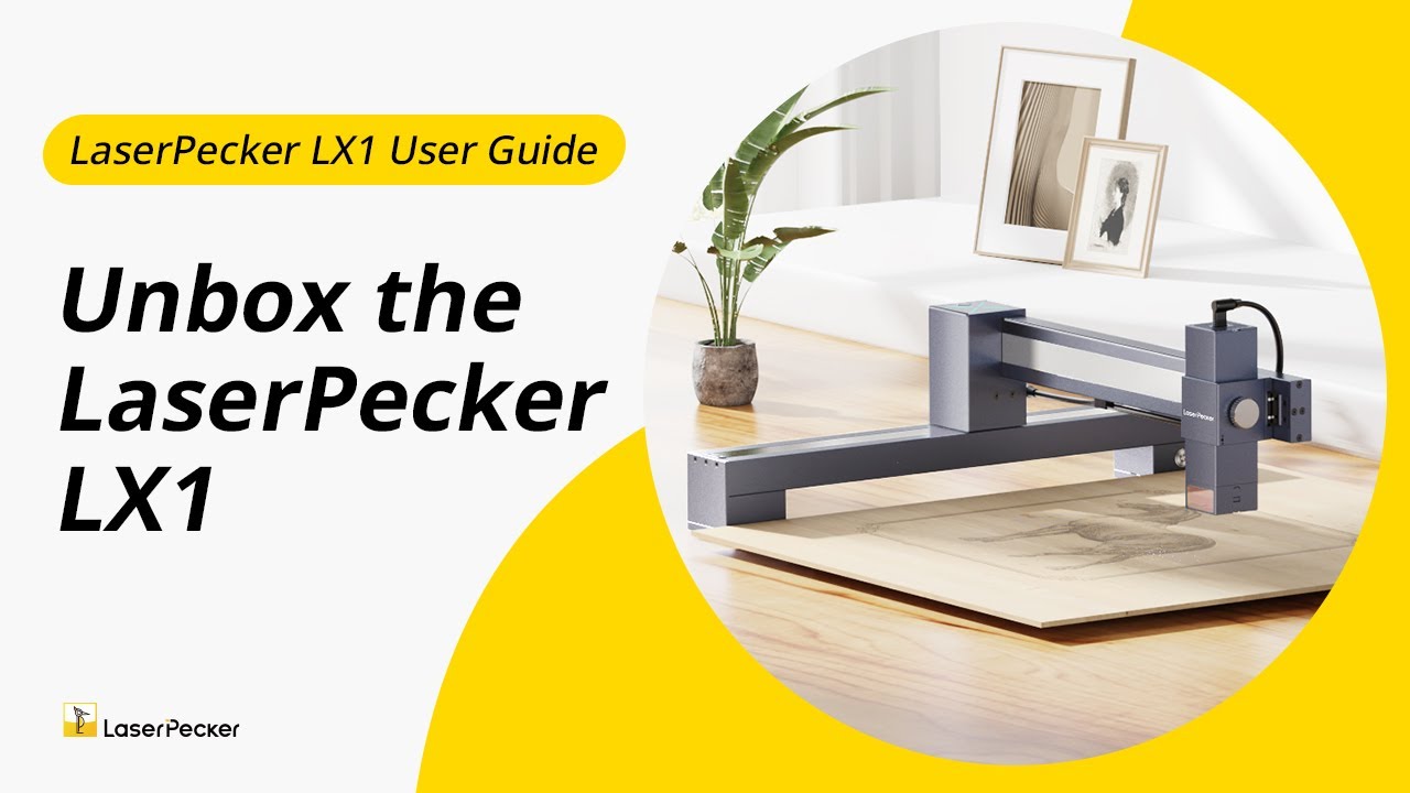 LaserPecker LX1 Max Unboxing -  Best Portable & Foldable Laser Engraver and Cutter