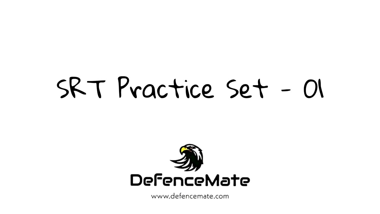 SRT Practice Set - 01 | SSB | AFSB | Psychology Test | Situation Reaction Test | DefenceMate
