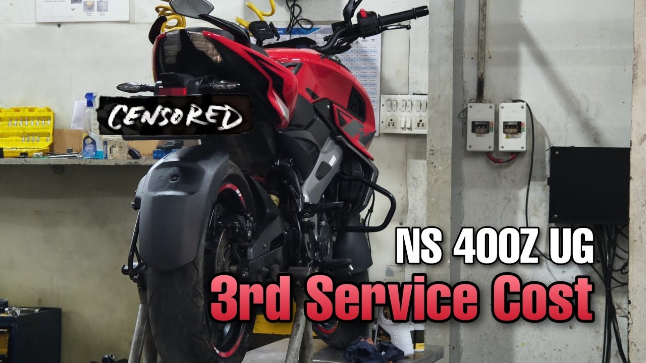 Ns 400z Service Cost 🤯 | This 400cc Service Shocked Us! 🔥 #ns400z #bajaj 