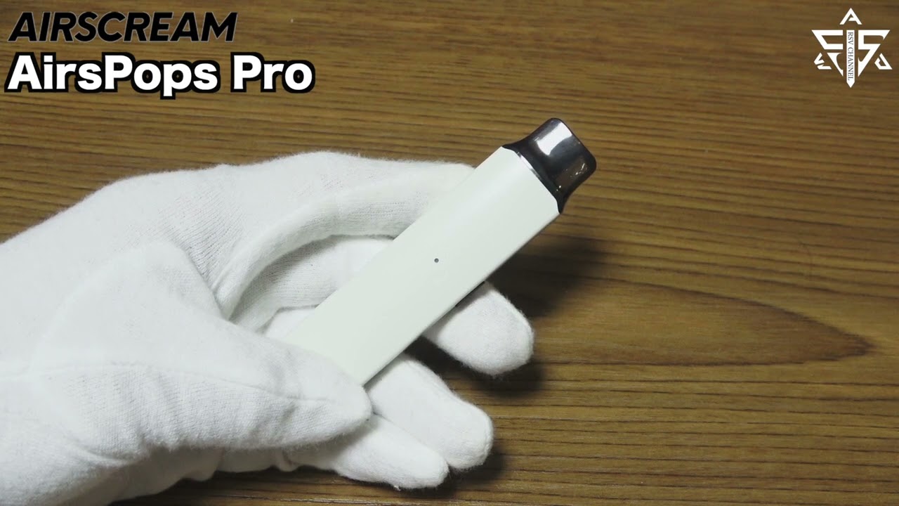 AirsPops Pro review by Ryusei from JAP シンプルなUKのPOD型VAPE
