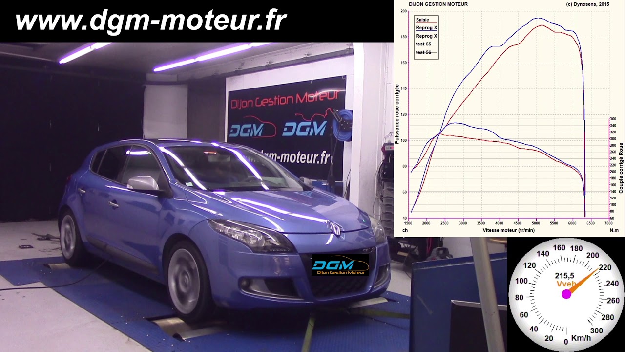 🔥 288 ch 🔥 Un turbo de RS dans cette Renault Megane 3 GT 2.0L TCE 180ch de 2021 - Stage 3