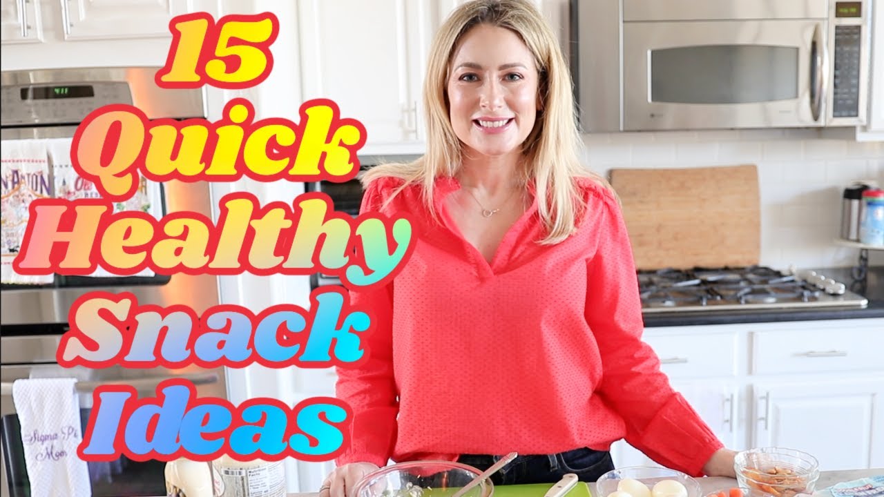 15 Quick & Healthy Snack Ideas | Cook With Me | MsGoldgirl
