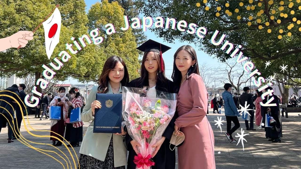 [JAPAN VLOG] My sister graduated her university in Japan🌸 | Buying a cute bouquet, clips of friends