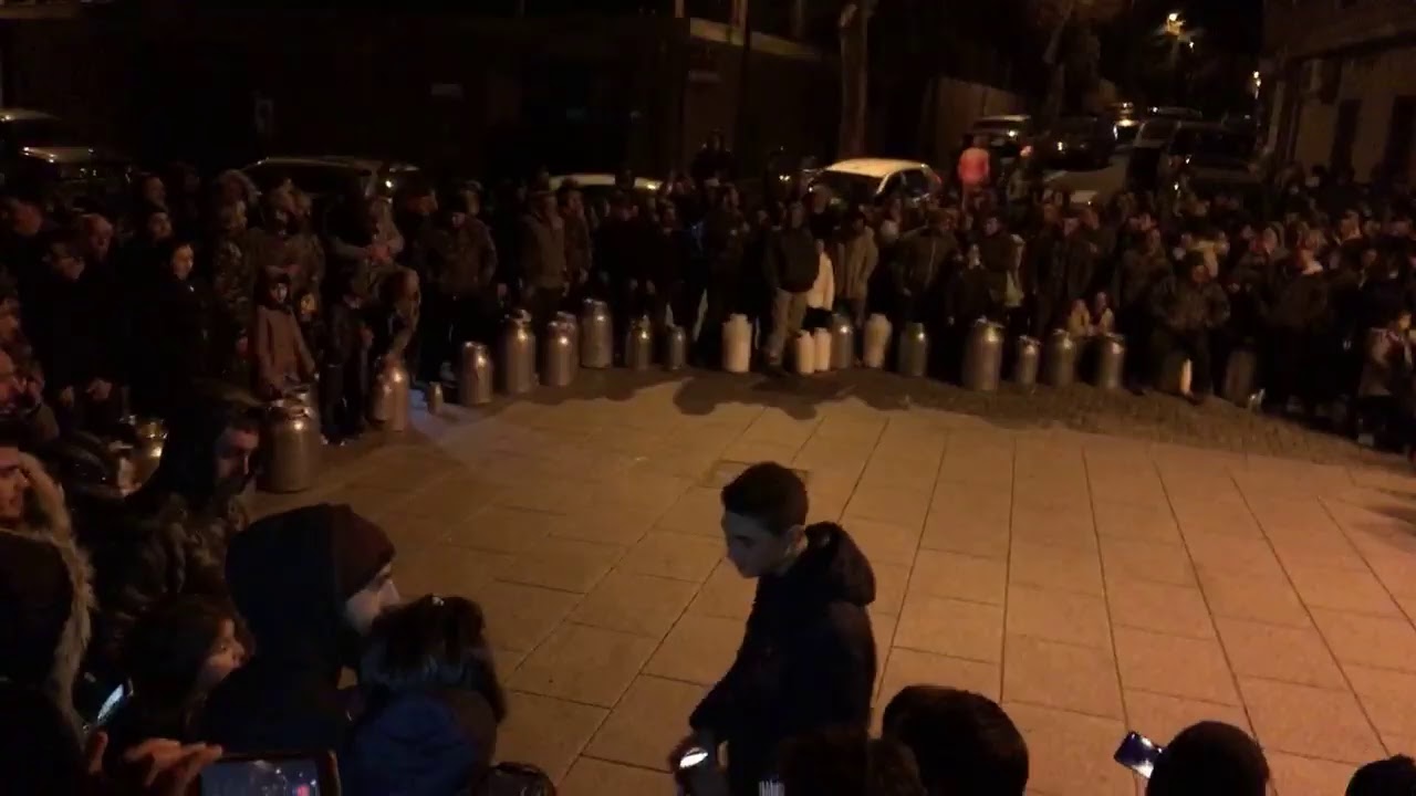 La protesta dei pastori a Burcei