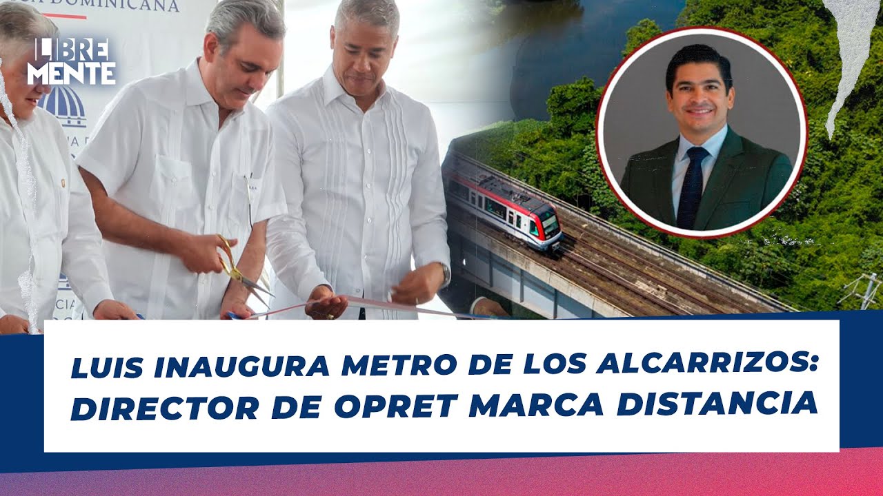 ¡Bomba en inauguración! Director de OPRET llama a Rafael Santos “el verdadero autor” de la Línea 2C