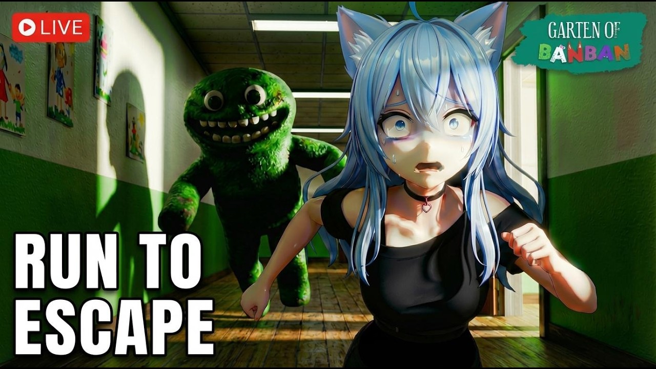 Garten of Banban LIVE – Run To Escape The Monster!