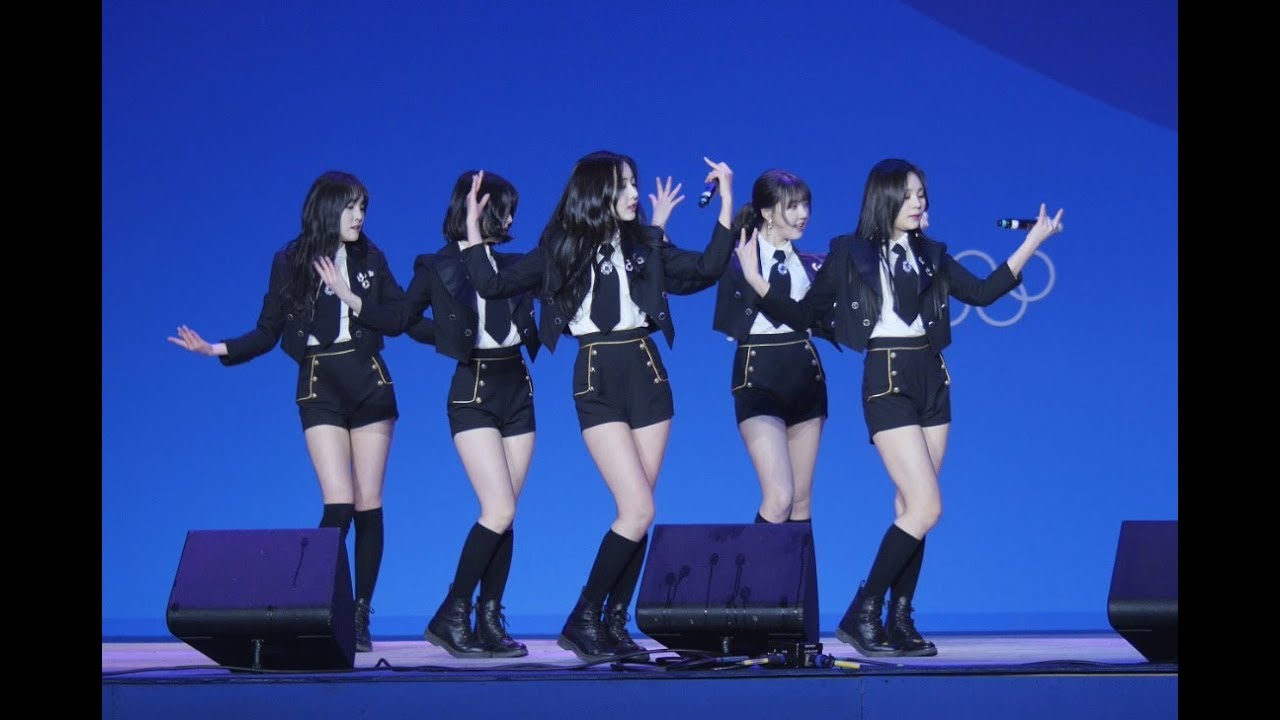180223 여자친구 (GFRIEND) Rainbow (레인보우) [전체] 직캠 Fancam (평창 동계올림픽 '헤드라이너쇼' ) by Mera