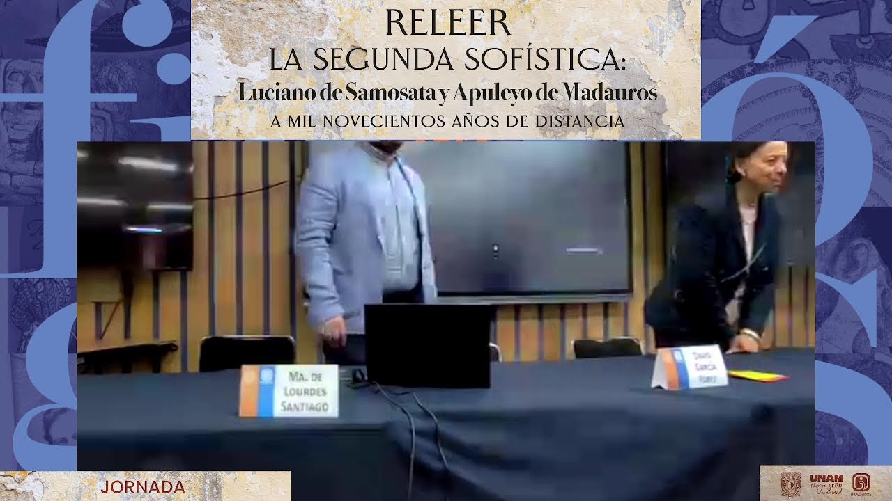JORNADAS. Sobre Apuleyo de Madaura y Luciano de Samosata.