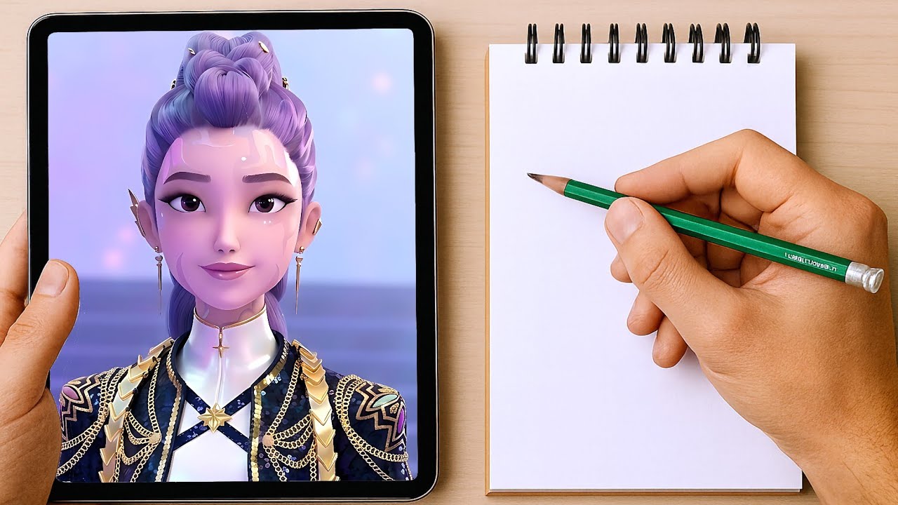 You WON'T BELIEVE This Rumi Huntrix Epic Glow Up! 🤯 K-Pop Demon Hunter Transformation 🎨🔥