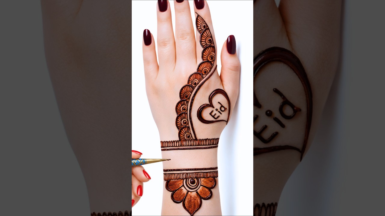 Специальный дизайн Ид Менди #short #shorts #viral #henna #mehndi #eid #eid2026 #mehandi