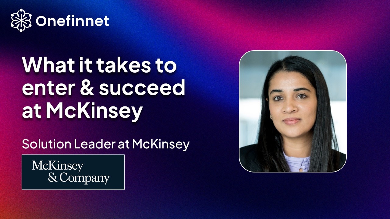 McKinsey with Niranjana: What it takes to enter & succeed at McKinsey - Elevate Career Discussions