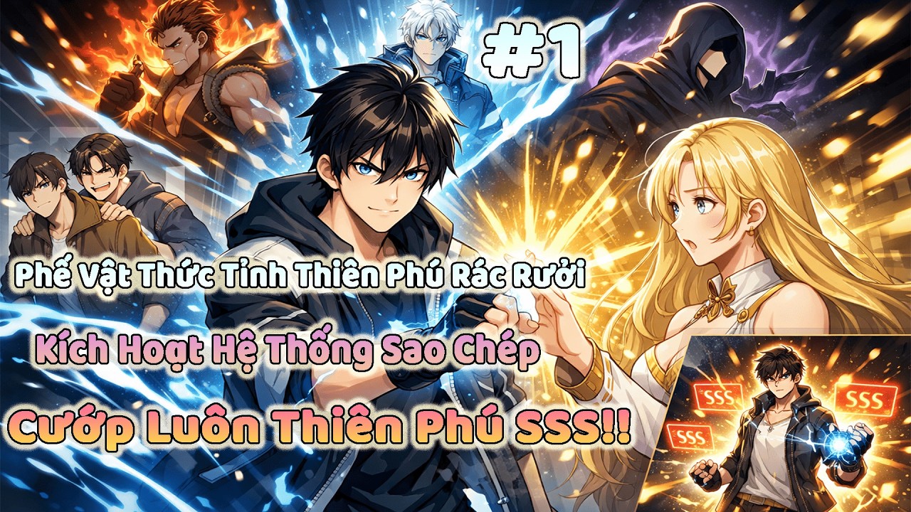 Phế Vật Thức Tỉnh Thiên Phú Rác Rưởi – Kích Hoạt Hệ Thống Sao Chép Cướp Luôn Thiên Phú SSS! P1