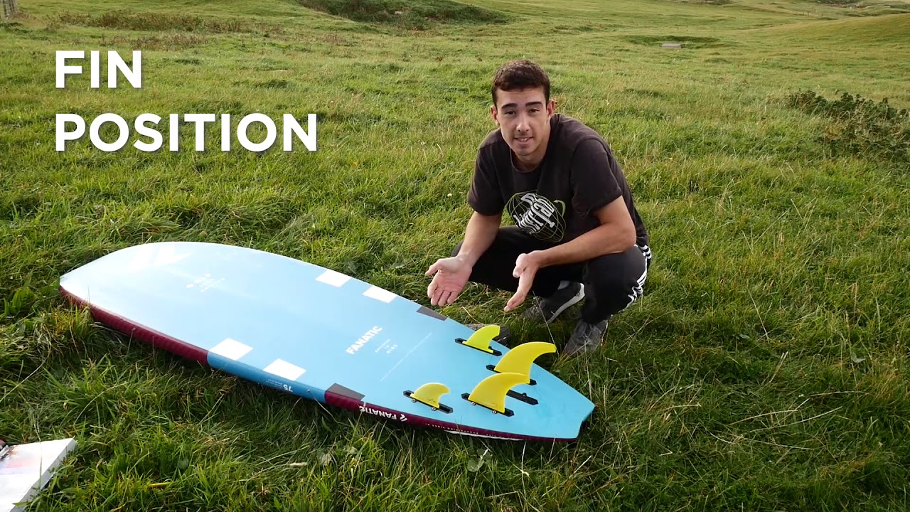 Windsurf wave board set up with Lucas Meldrum