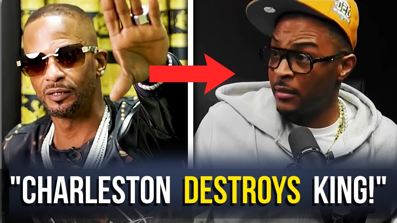 Charleston White REACTION to T.I. and King Harris Live