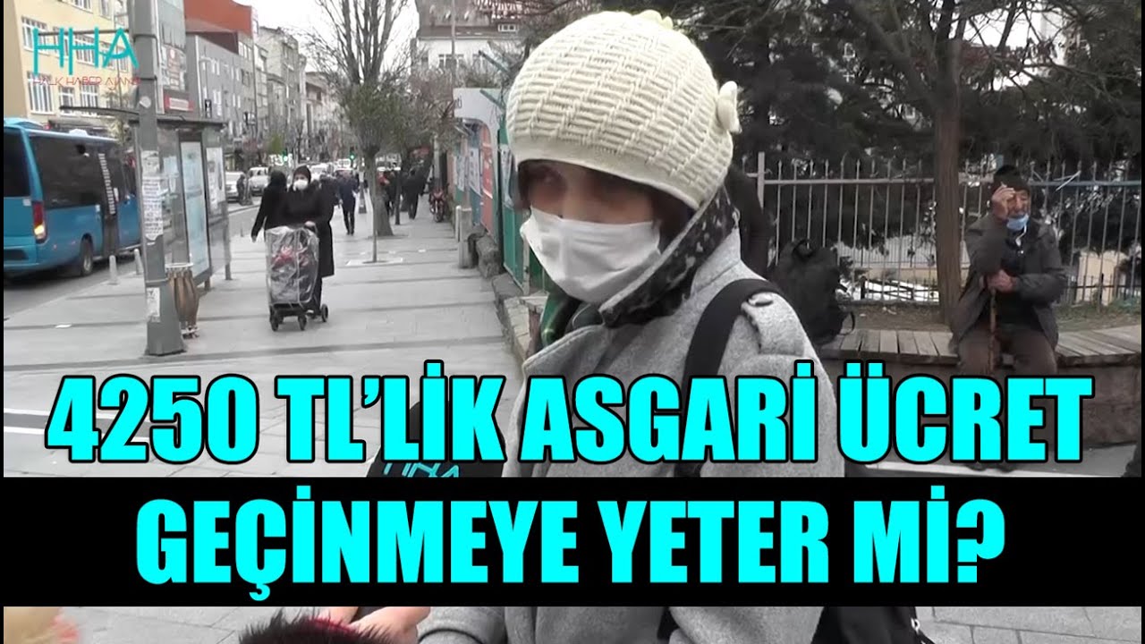 Asgari &Uuml;cretin 4250 TL yapılması vatandaşı memnun etti mi? #SokakR&ouml;portajı #Asgari&Uuml;cret