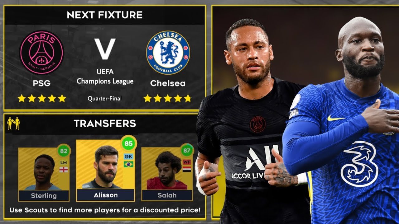 DLS 22 | PSG vs Chelsea | Dream League Soccer 2022 Gameplay