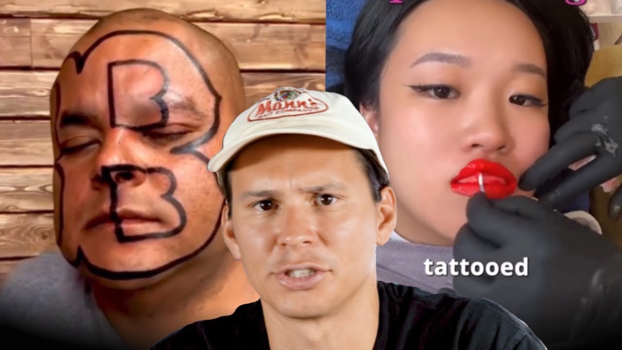 Regretful Face Tattoos