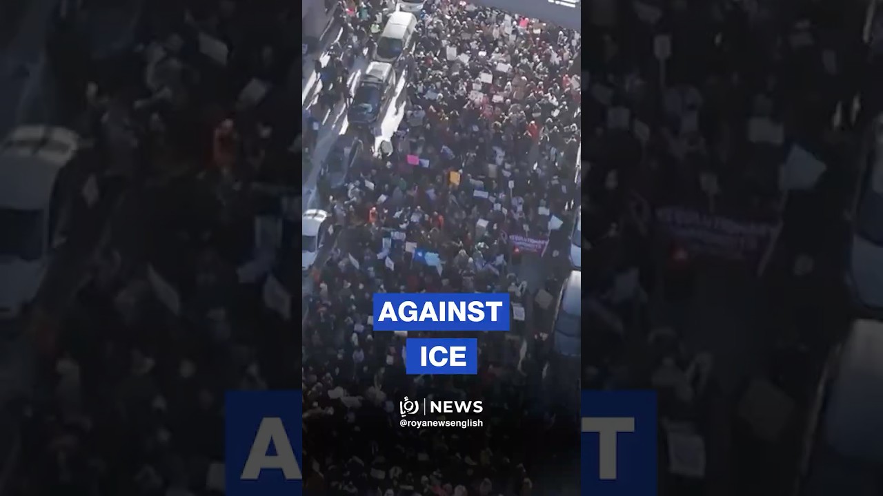 Massive Minneapolis anti‑ICE protest captured in aerial footage