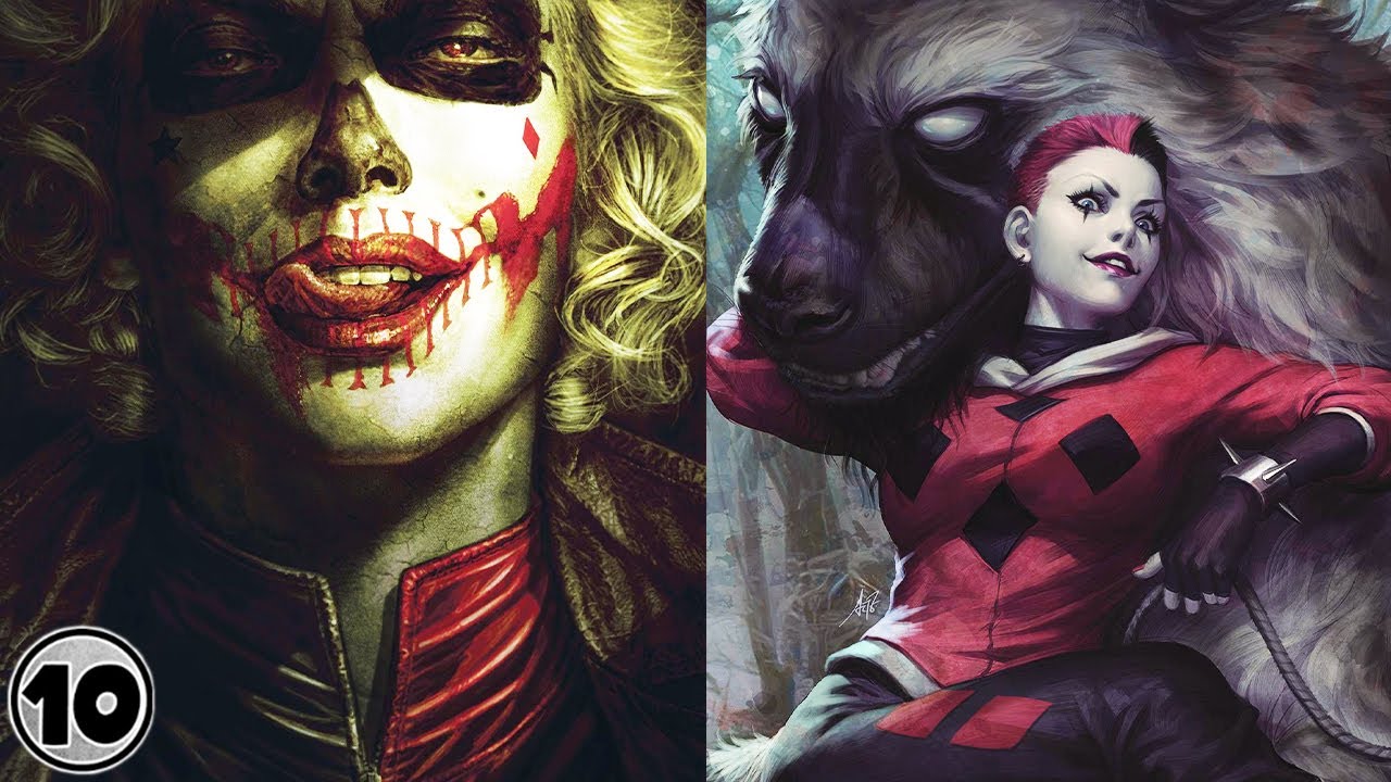 Top 10 Dark Alternate Versions Of Harley Quinn - Part 2