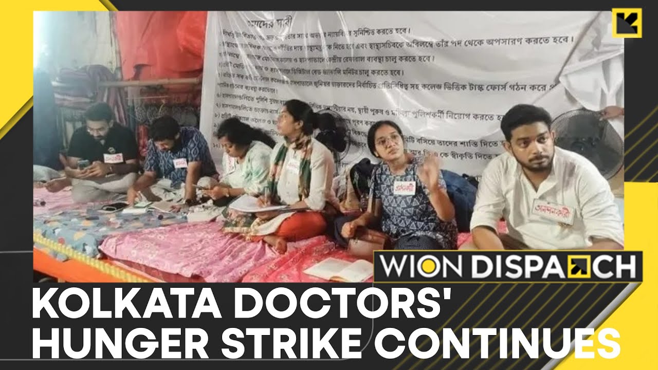 Kolkata Rape-Murder Case: Junior Doctors' Continue Hunger Strike for Eleventh Day | WION Dispatch