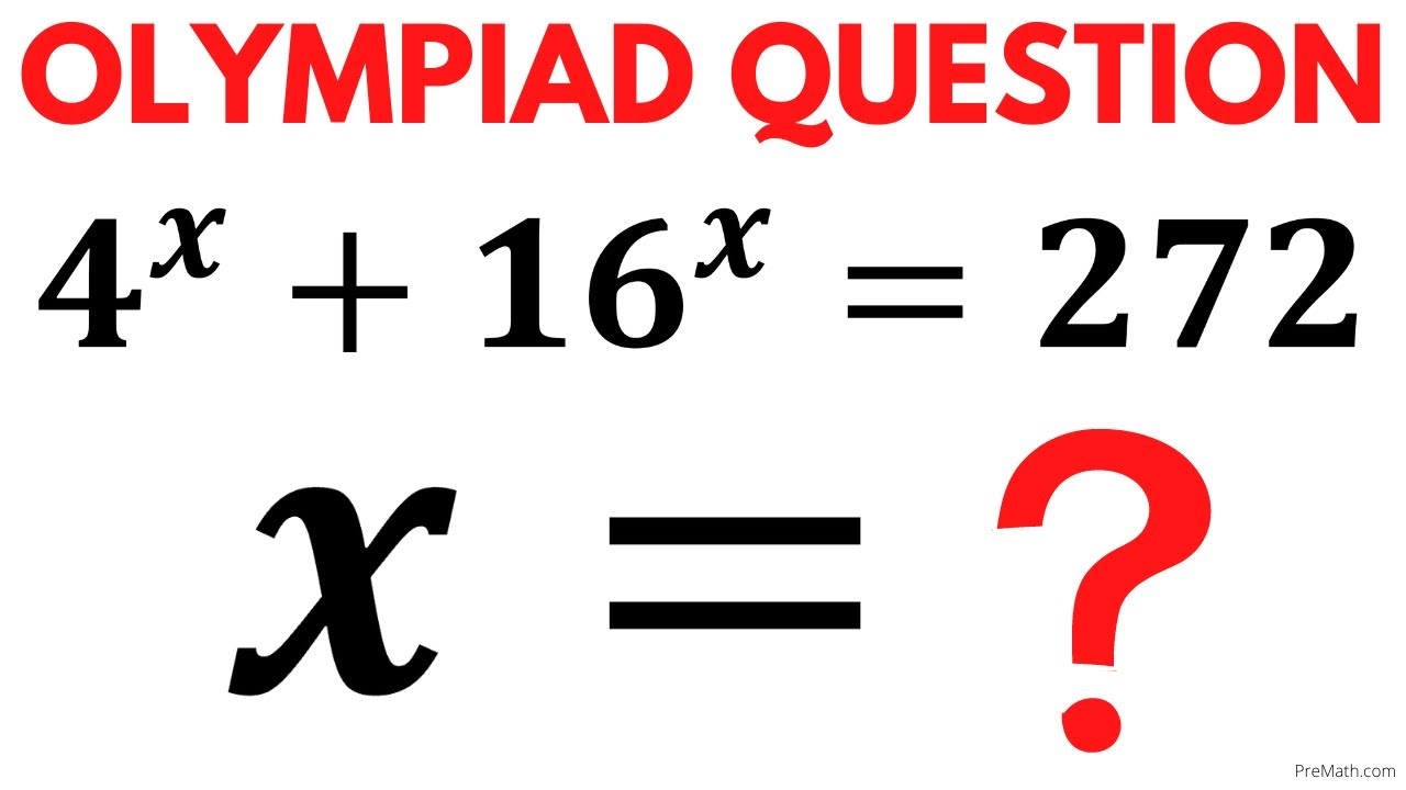 Math Olympiad | Learn how to solve exponential equation quickly | Math Olympiad Training