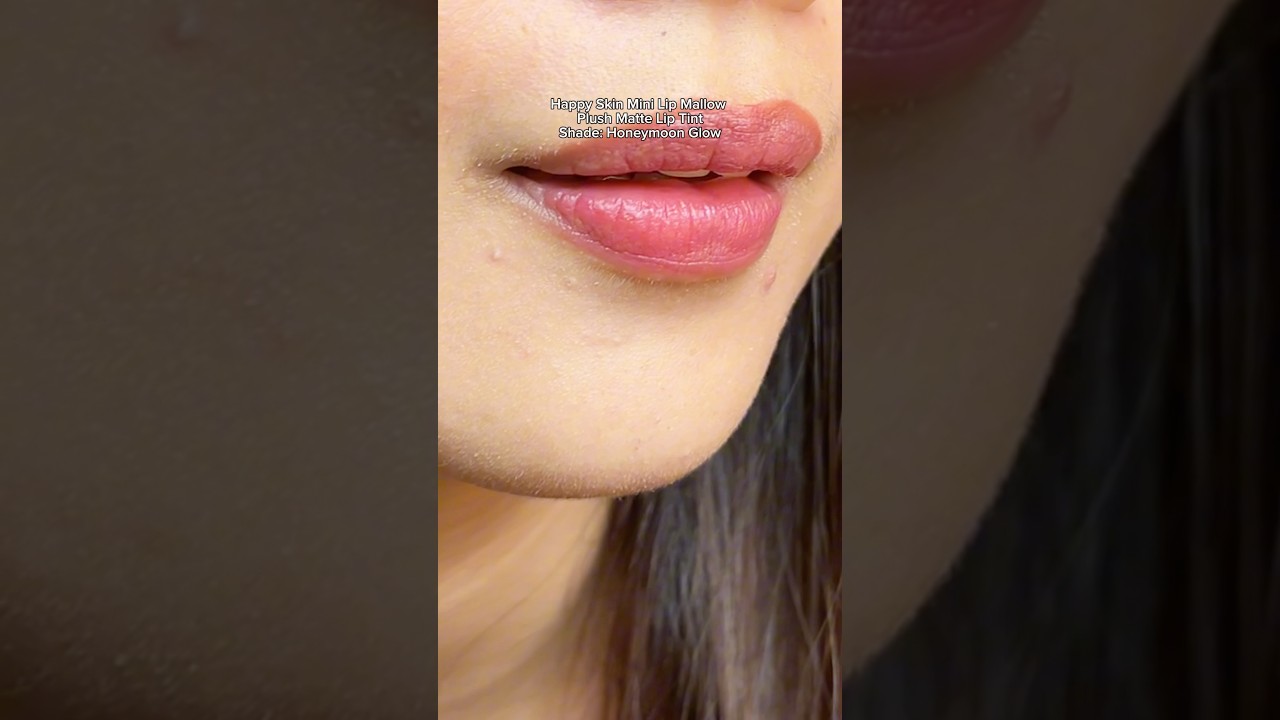 Happy Skin Mini Lip Mallow Plush Matte Lip Tint: Shade - Honeymoon Glow