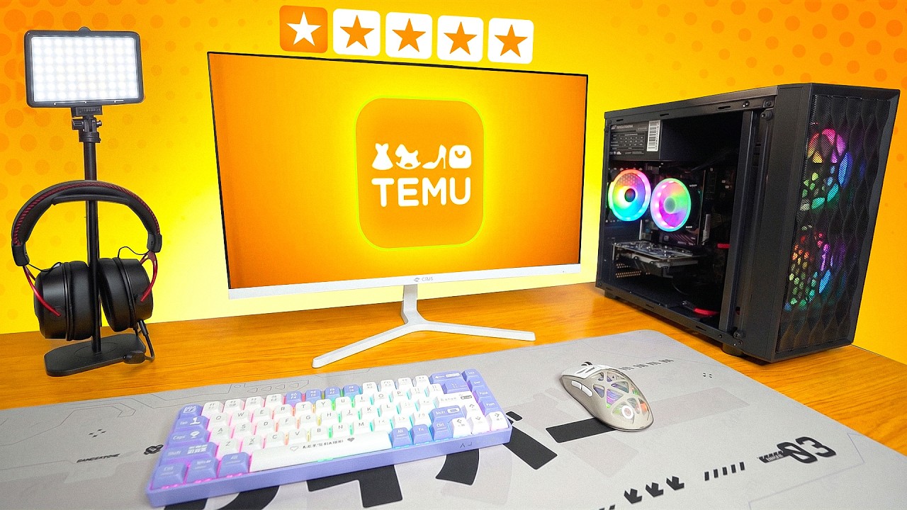 I Bought a 1 Star Temu Streaming Setup!