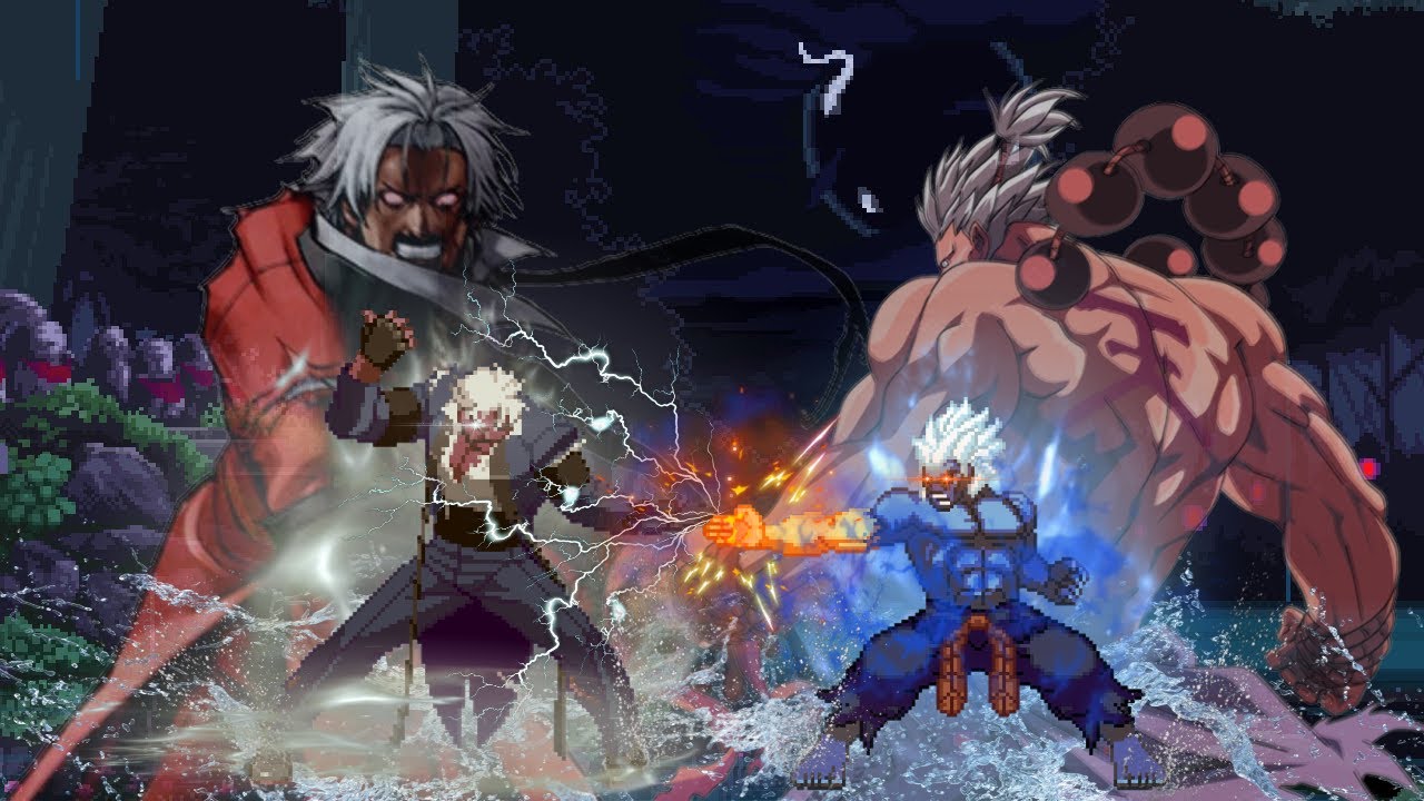 Shin Akuma vs Ultimate Rugal ft. Oni & Dark God Rugal l The King of Fighters X Street Fighter