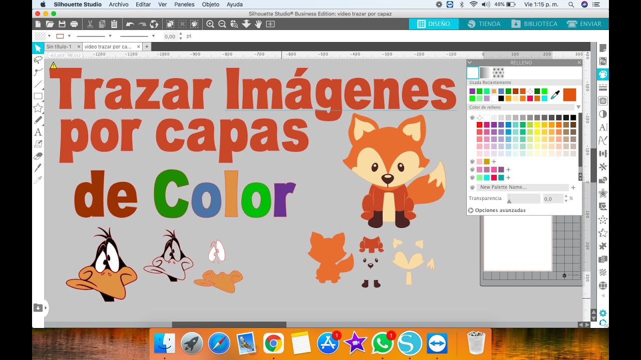 Como TRAZAR IMÁGENES POR CAPAS DE COLOR Programa Silhouette Studio de Cameo