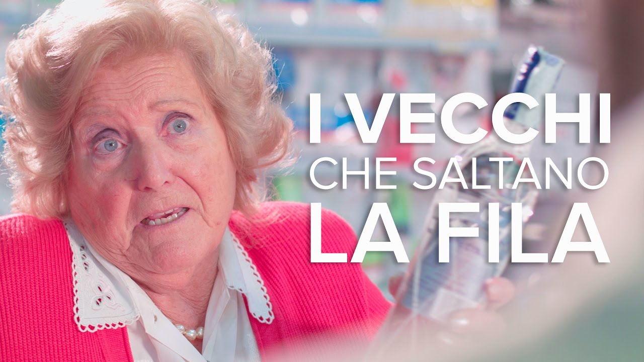 Come reagire ai vecchi che saltano la fila (Educazione Cinica)