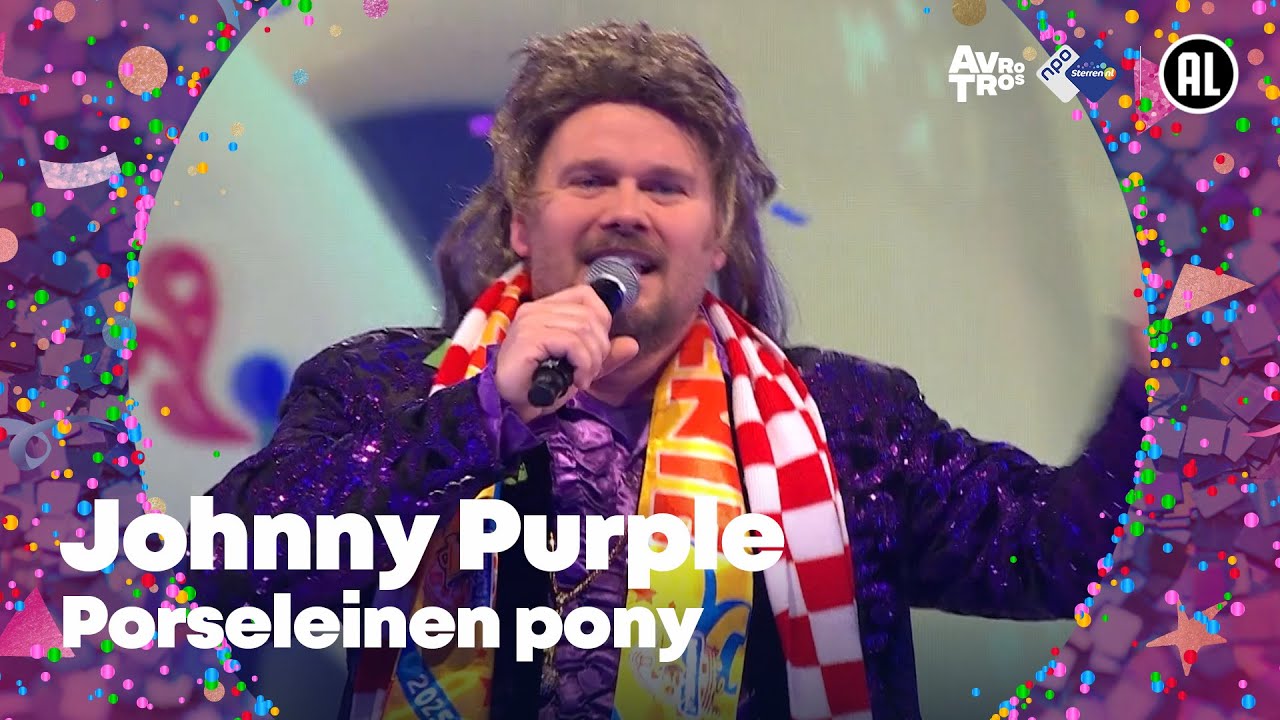 Johnny Purple - Porseleinen pony // Sterren NL Carnaval 2025