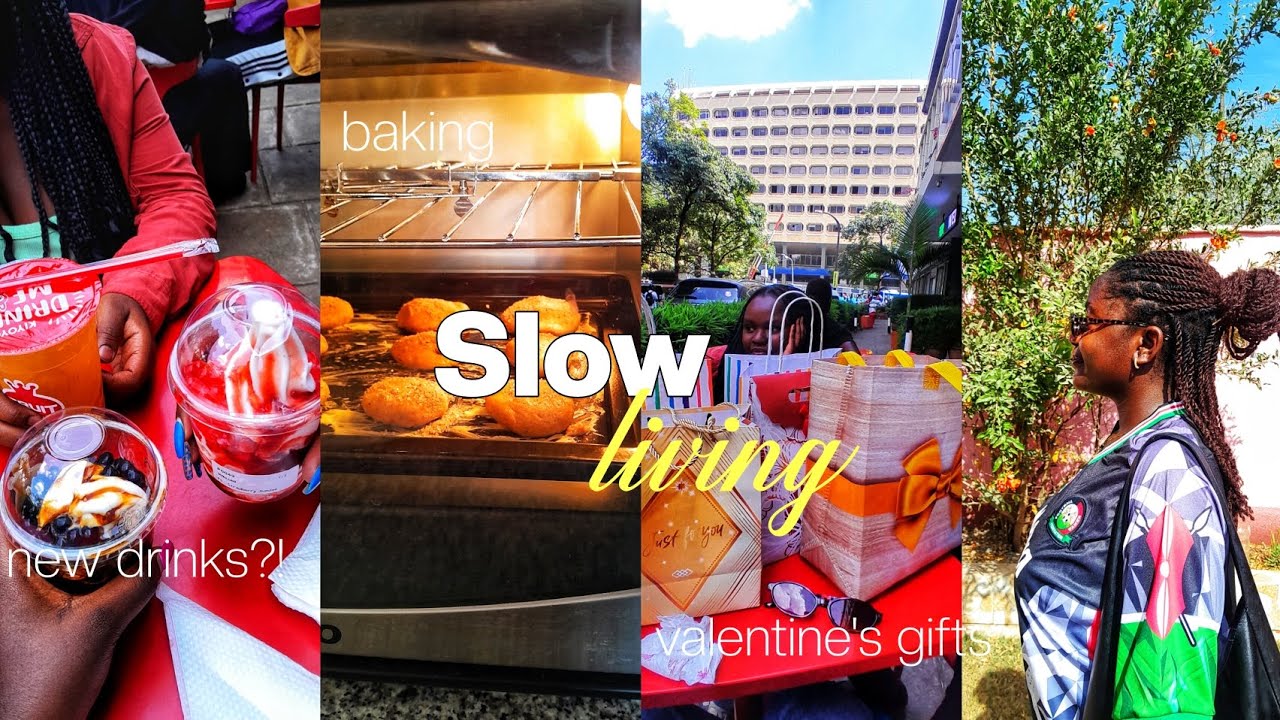 Slow Living Diaries 💐 I baked cookies for the first time, new drinks?!, valentine's gifts