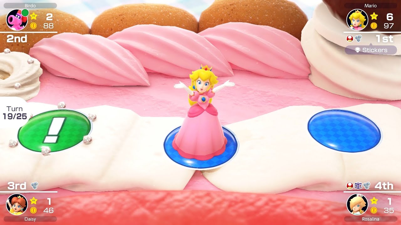 Mario Party Superstars #506 Peach's Birthday Cake Peach vs Daisy vs Rosalina vs Birdo