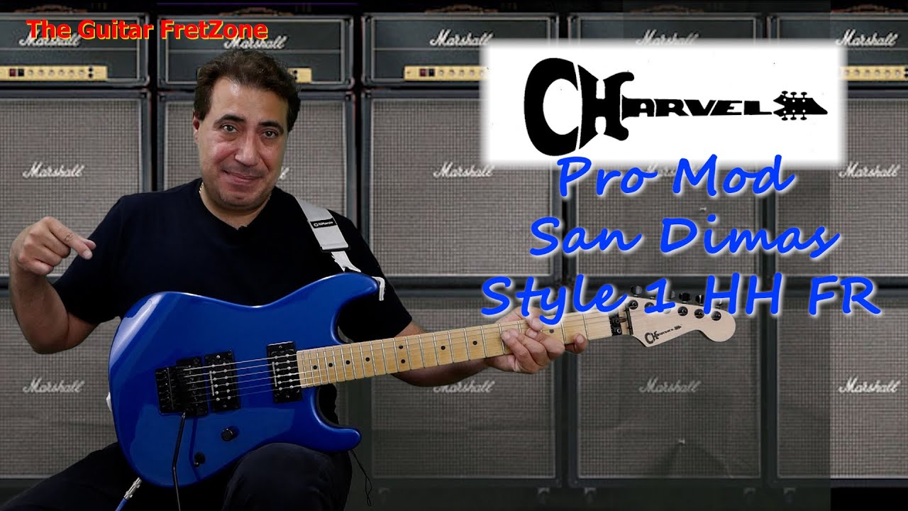 Charvel Pro Mod San Dimas Style 1 HH FR Candy Apple Blue Demo/Review/Discussion #charvel