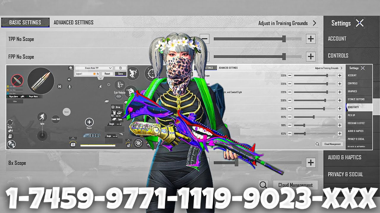 Bgmi Sensitivity Settings 🔥2026 Zero Recoil Sensitivity Code in Bgmi/Pubg | Bgmi 4.5 Sensitivity